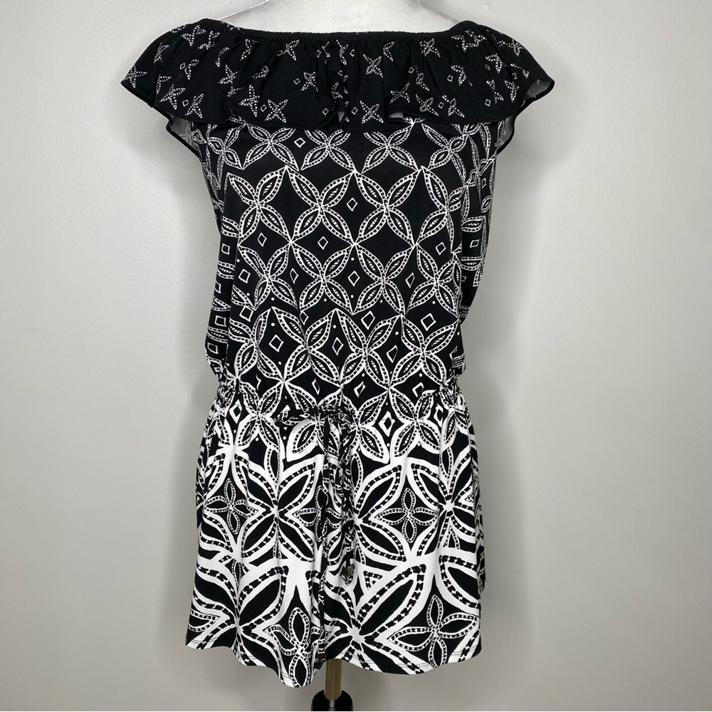 WHBM black and white dress or tunic size small